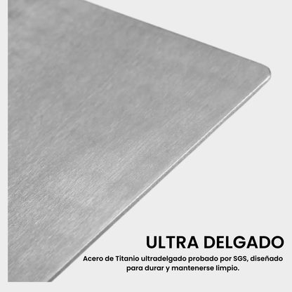 Tabla de Acero de Titaneo Antibacteriana